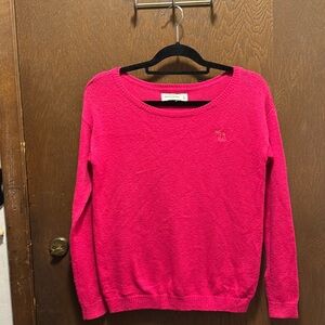 Ambercrombie kids hot pink cotton and acrylic